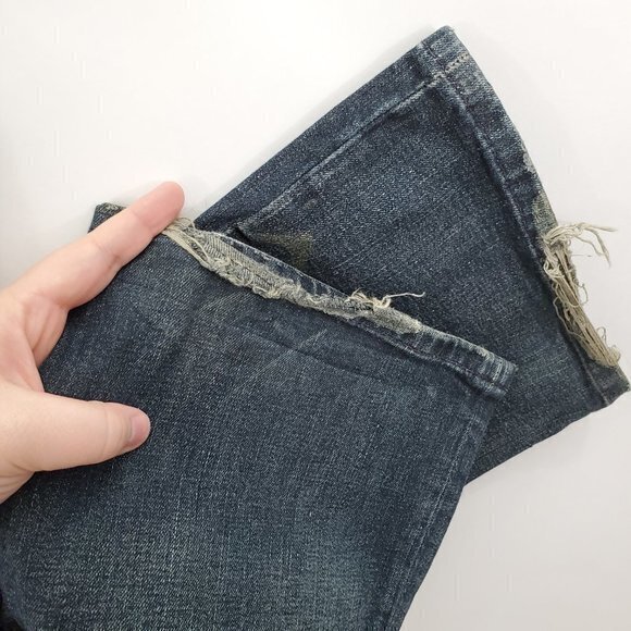 Express X2 Jeans Flare Leg 31 x 32 Dark Wash‎ Denim - Picture 8 of 11